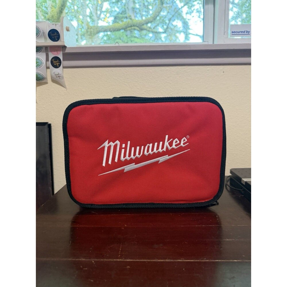 Milwaukee Fuel 12” Contractor Soft Case Tote Empty Tool Bag 12 x 7 x 3.75 Red